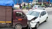 Four injured in head-on collision between truck and car in Guwahati's Betkuchi Four injured in head-on collision between truck and car in Guwahati's Betkuchi