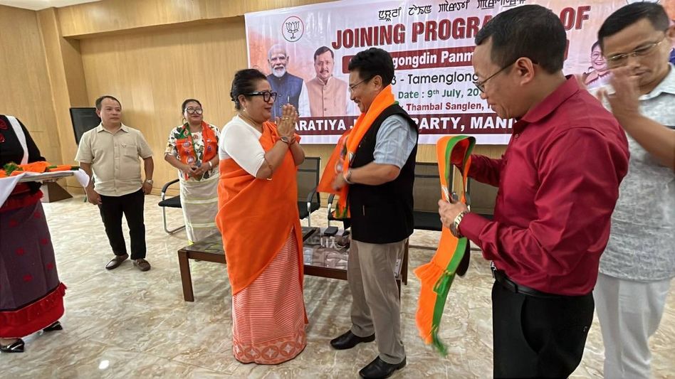 BJP Central leadership committed to protecting Manipur's territorial integrity: RS MP Sharda Devi BJP Central leadership committed to protecting Manipur's territorial integrity: RS MP Sharda Devi