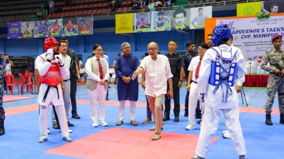 Manipur CM inaugurates 19th Governor's Taekwondo Cup in Imphal Manipur CM inaugurates 19th Governor's Taekwondo Cup in Imphal