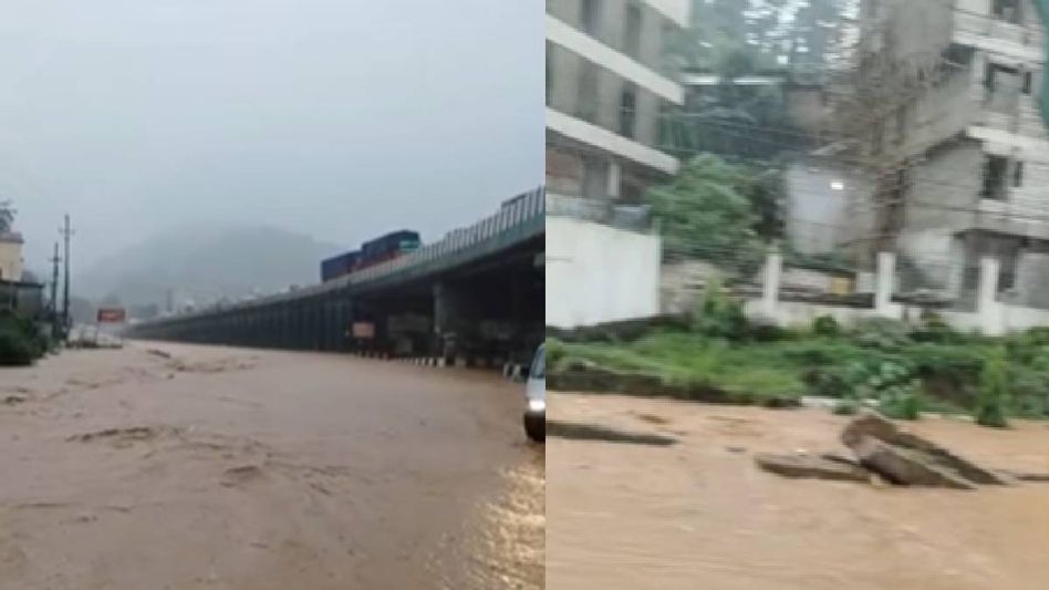 Heavy rain triggers fresh waterlogging in Guwahati, traffic diverted amid IMD Orange alert Heavy rain triggers fresh waterlogging in Guwahati, traffic diverted amid IMD Orange alert