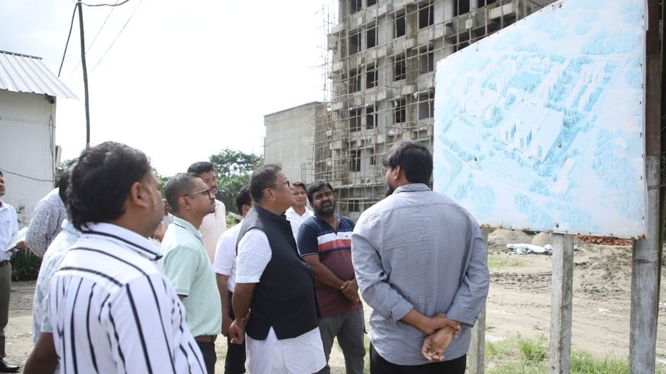 Assam targets next academic session launch of Dhemaji Medical College, Minister Ranoj Pegu reviews construction progress Assam targets next academic session launch of Dhemaji Medical College, Minister Ranoj Pegu reviews construction progress