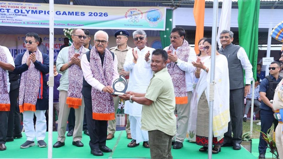 Manipur Governor, CM attend closing ceremony of 1st Bishnupur District Olympic Games Manipur Governor, CM attend closing ceremony of 1st Bishnupur District Olympic Games