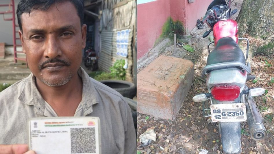 Motorcycle bearing four-wheeler registration number seized in Assam's Nagaon Motorcycle bearing four-wheeler registration number seized in Assam's Nagaon