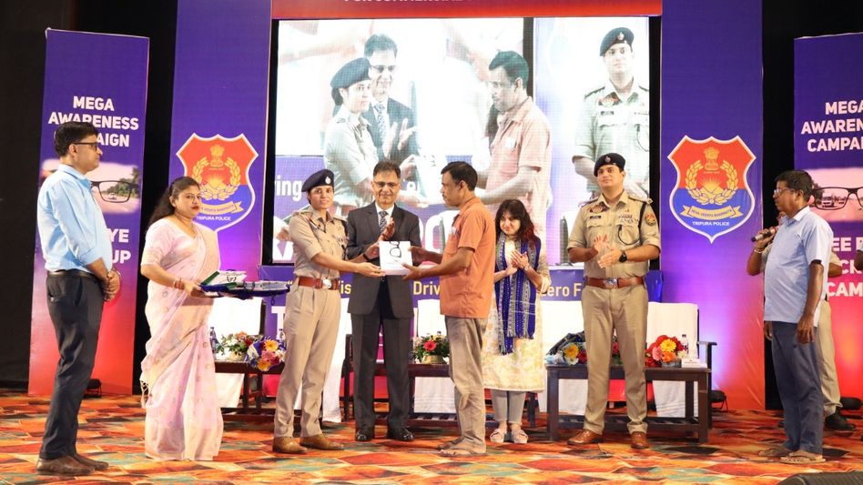 Tripura records nearly 9% decline in road accidents in 2025 compared to 2024: DGP Tripura records nearly 9% decline in road accidents in 2025 compared to 2024: DGP