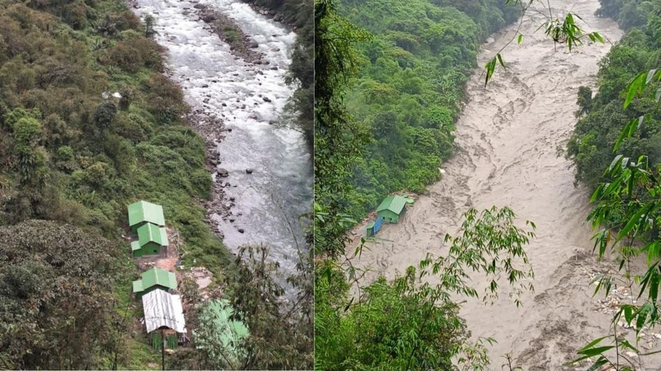 Army porter camp near India-China border washed away as floods ravage Arunachal's Kurung Kumey Army porter camp near India-China border washed away as floods ravage Arunachal's Kurung Kumey