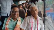 Assam MP Phani Bhusan Choudhury takes bus ride in Bongaigaon, wins praise for simplicity Assam MP Phani Bhusan Choudhury takes bus ride in Bongaigaon, wins praise for simplicity