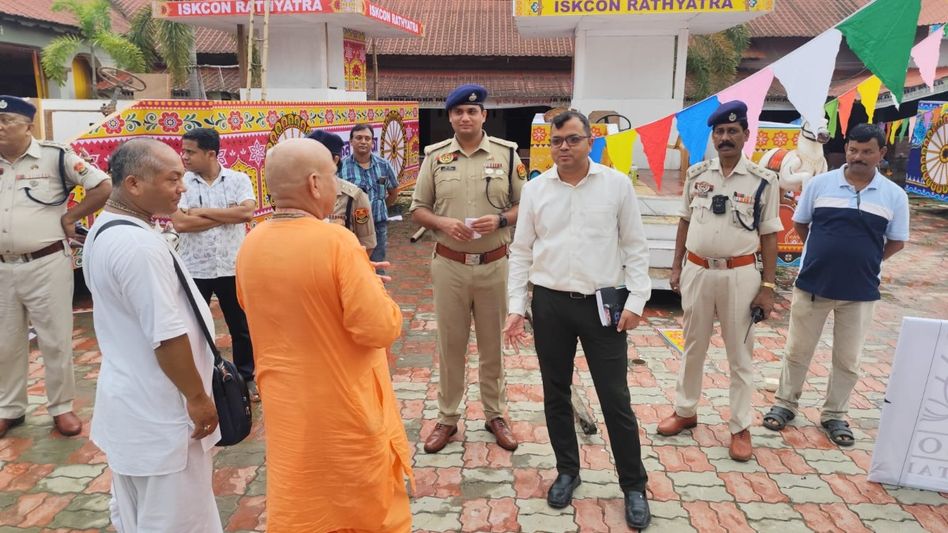 DM, SP reviews Rath Yatra preparations in Agartala, assures smooth conduct DM, SP reviews Rath Yatra preparations in Agartala, assures smooth conduct