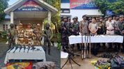 Security forces recover arms, grenades and mortar shells in twin operations across Manipur Security forces recover arms, grenades and mortar shells in twin operations across Manipur
