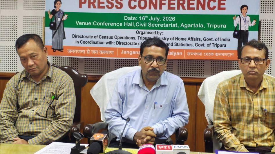 Tripura gears up for India's first fully digital Census 2027; self-enumeration begins July 17 Tripura gears up for India's first fully digital Census 2027; self-enumeration begins July 17