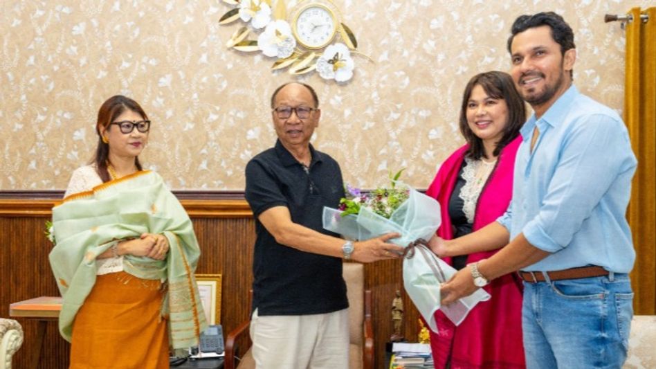 Randeep Hooda appeals for peace in Manipur during meeting with Chief Minister Randeep Hooda appeals for peace in Manipur during meeting with Chief Minister