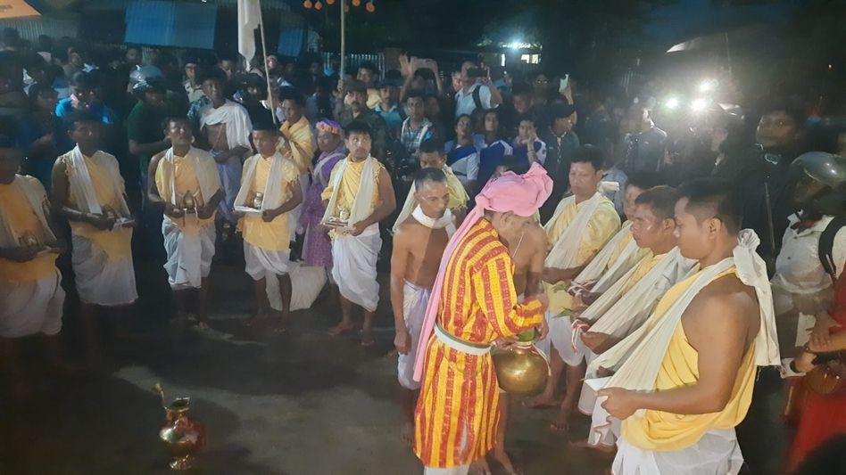 Tripura's sacred Snan Yatra marks ceremonial start of Kharchi Festival Tripura's sacred Snan Yatra marks ceremonial start of Kharchi Festival