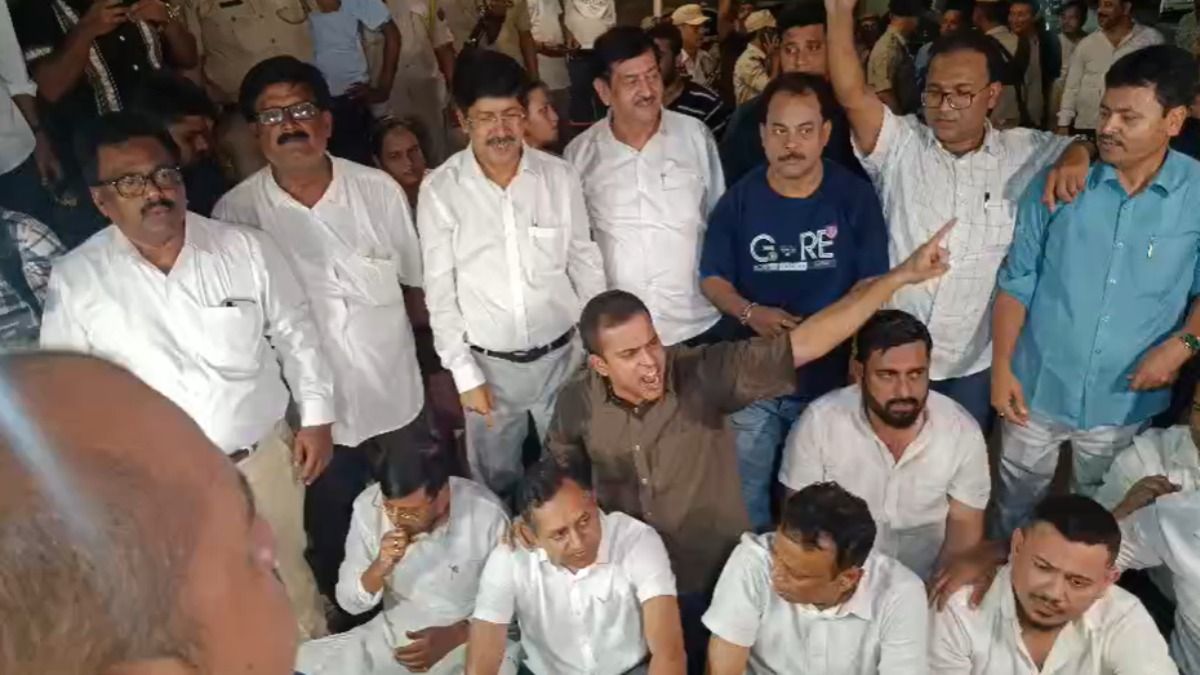 Assam Congress protests outside Raj Bhavan over paper leak, seeks Dharmendra Pradhan's resignation