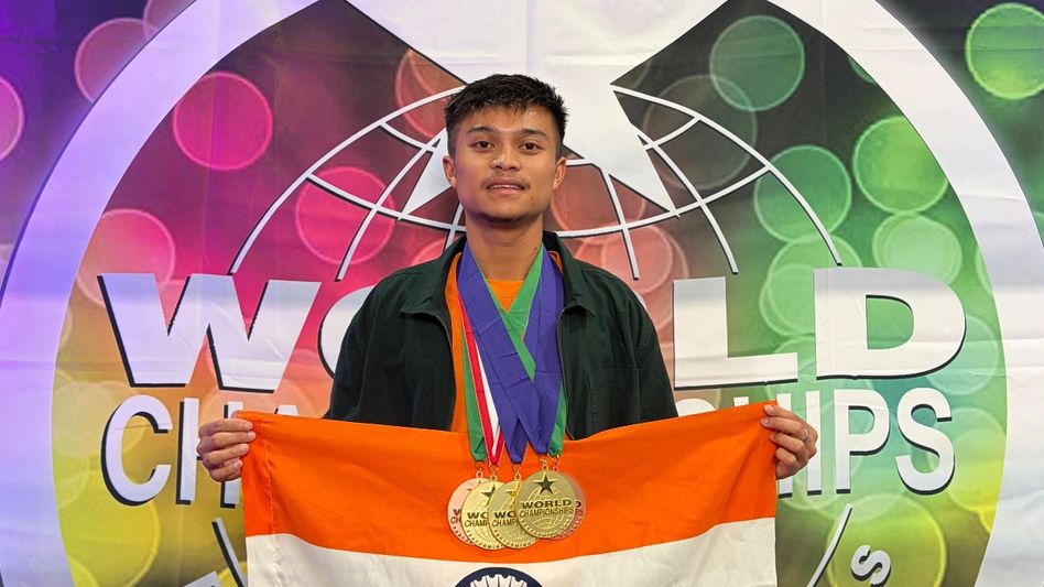 Meghalaya's Kitkupar Nongsiej bags three gold medals at WCOPA 2026 Meghalaya's Kitkupar Nongsiej bags three gold medals at WCOPA 2026