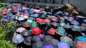 Mizoram students stage protest in Aizawl over NEET paper leaks, demand education minister's resignation Mizoram students stage protest in Aizawl over NEET paper leaks, demand education minister's resignation