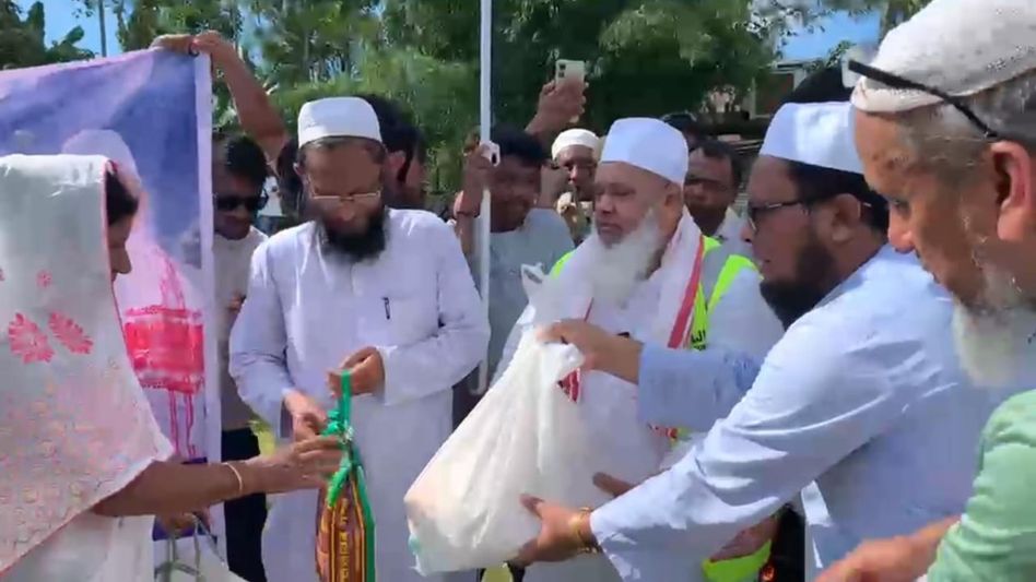 Assam Floods: AIUDF chief Badruddin Ajmal donates Rs 2 crore, seeks Rs 10,000 crore Central package Assam Floods: AIUDF chief Badruddin Ajmal donates Rs 2 crore, seeks Rs 10,000 crore Central package