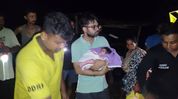 Amid Assam floods, girl born on submerged road after dramatic SDRF rescue in Sivasagar Amid Assam floods, girl born on submerged road after dramatic SDRF rescue in Sivasagar