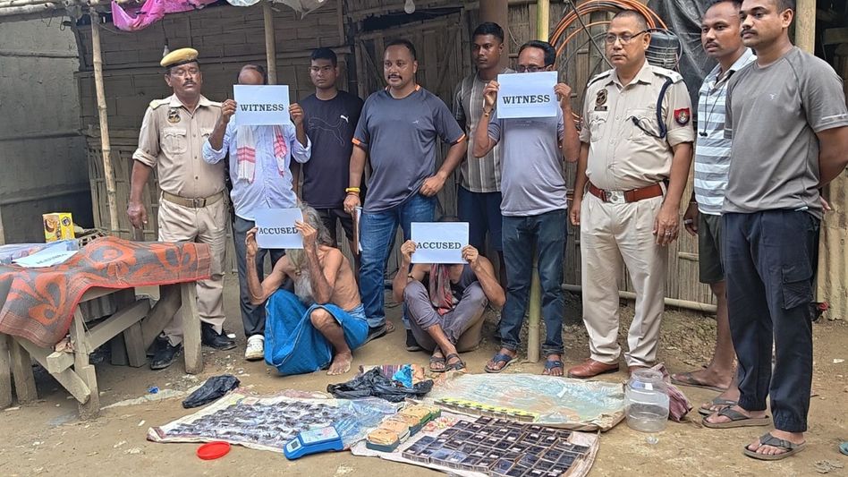 Assam: Two held with heroin, ganja, Myanmar cigarettes in major anti-drug operation in Cachar Assam: Two held with heroin, ganja, Myanmar cigarettes in major anti-drug operation in Cachar