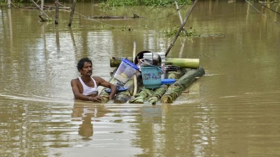 Assam flood death toll rises to 61; over 7 lakh people affected Assam flood death toll rises to 61; over 7 lakh people affected