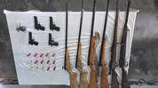 Security forces recover rifles, pistols, grenade in Manipur's Imphal West Security forces recover rifles, pistols, grenade in Manipur's Imphal West