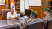 Manipur CM meets GOC 57 Mountain Division, says Durand Cup to foster unity Manipur CM meets GOC 57 Mountain Division, says Durand Cup to foster unity