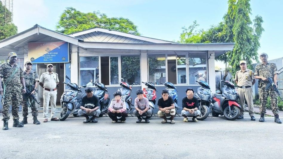 Arunachal's Itanagar Police bust two-wheeler theft racket, recover seven stolen scooties Arunachal's Itanagar Police bust two-wheeler theft racket, recover seven stolen scooties