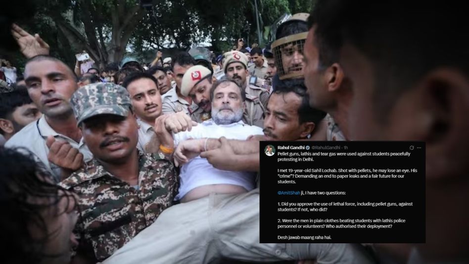 'Barbaric assault' on students: Rahul Gandhi seeks accountability from Amit Shah 'Barbaric assault' on students: Rahul Gandhi seeks accountability from Amit Shah