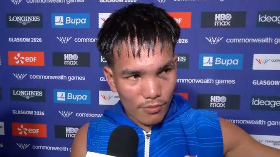'I dedicate my win to Kargil heroes': Manipur's Jadumani Mandengbam beats Pakistan boxer to reach CWG quarterfinals 'I dedicate my win to Kargil heroes': Manipur's Jadumani Mandengbam beats Pakistan boxer to reach CWG quarterfinals