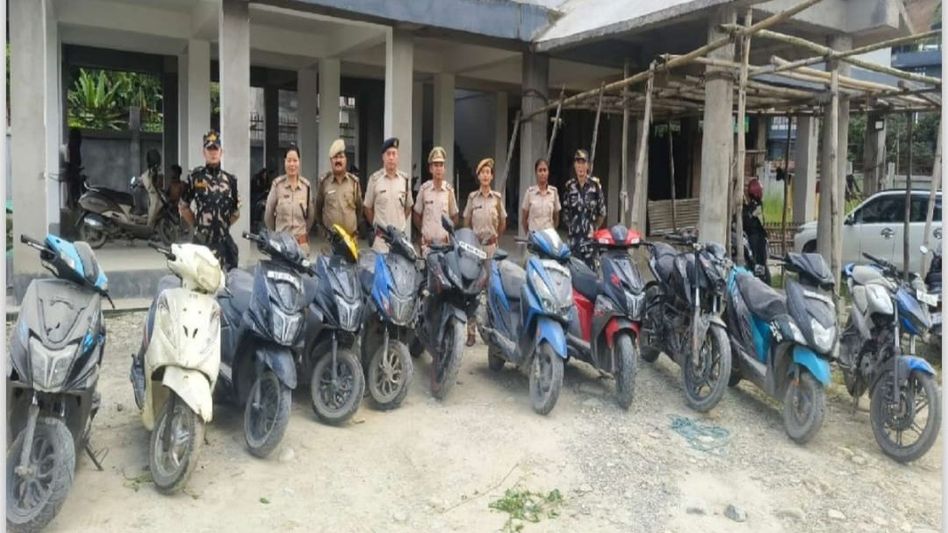 Arunachal Police arrest six, recover 11 stolen two-wheelers in Itanagar Arunachal Police arrest six, recover 11 stolen two-wheelers in Itanagar