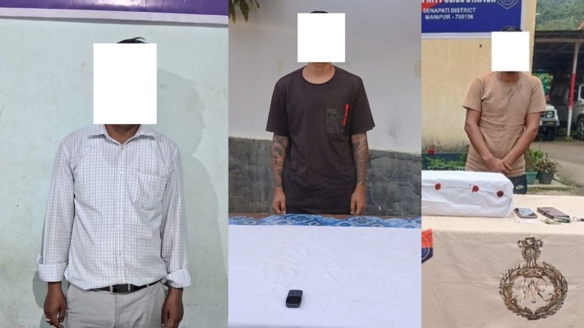 Manipur Police arrest KYKL, KCP cadres; heroin worth over 1 kg seized from Assam man