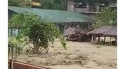 Heavy rain leaves Manipur's Churachandpur submerged as flash floods disrupt normal life Heavy rain leaves Manipur's Churachandpur submerged as flash floods disrupt normal life