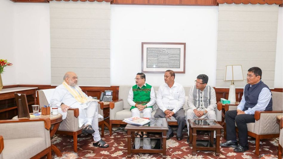 Assam BJP MPs meet Amit Shah, seek advance wages for flood-hit farmers under VB-G RAM G Act Assam BJP MPs meet Amit Shah, seek advance wages for flood-hit farmers under VB-G RAM G Act