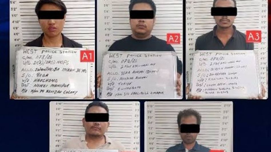 Nagaland Police bust inter-state cocaine network, arrest five Nagaland Police bust inter-state cocaine network, arrest five