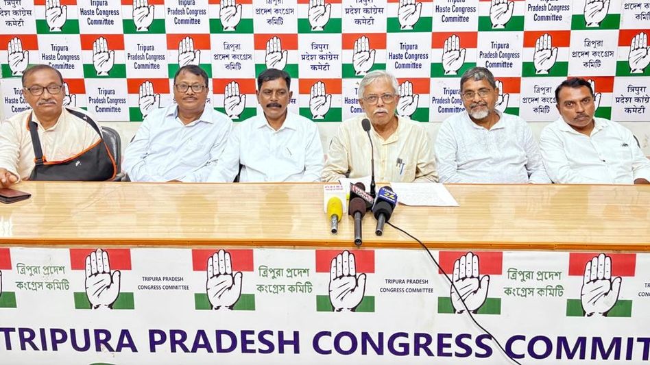 Tripura Congress to launch week-long statewide protest from August 5, seeks white paper on government expenditure Tripura Congress to launch week-long statewide protest from August 5, seeks white paper on government expenditure