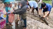 Assam floods: Debabrata Saikia alleges inadequate relief for families sheltering on roadsides Assam floods: Debabrata Saikia alleges inadequate relief for families sheltering on roadsides