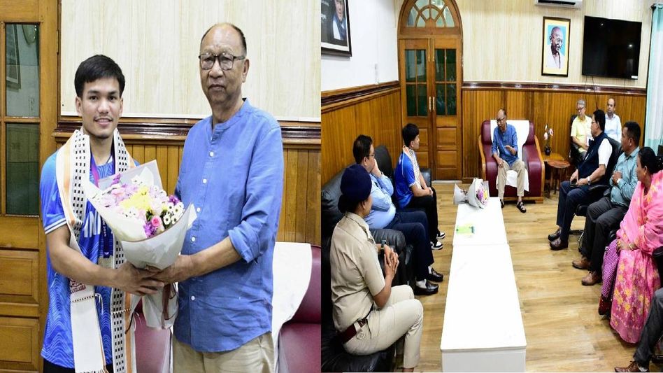 Manipur CM congratulates Commonwealth Games silver medallist Jadumani Singh, assures full support Manipur CM congratulates Commonwealth Games silver medallist Jadumani Singh, assures full support