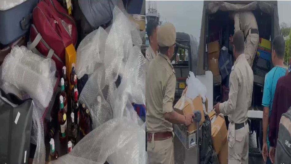 Manipur: Nearly 60 bags of foreign liquor seized at Imphal Airport, 10 detained for probe Manipur: Nearly 60 bags of foreign liquor seized at Imphal Airport, 10 detained for probe