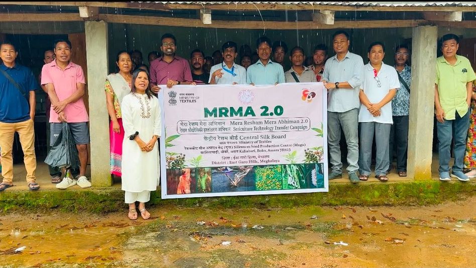 Central Silk Board, State Sericulture department step up Muga cultivation outreach in East Garo Hills Central Silk Board, State Sericulture department step up Muga cultivation outreach in East Garo Hills