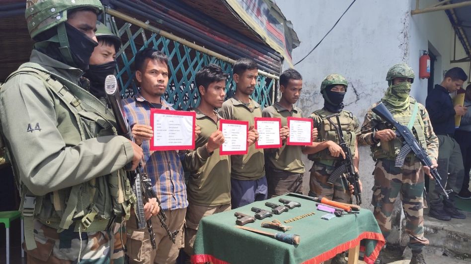 Four ULFA (I) cadres surrender in Arunachal's Longding; arms and ammunitions recovered Four ULFA (I) cadres surrender in Arunachal's Longding; arms and ammunitions recovered