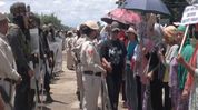 ‘Nearly three months, no justice’: Black flags greet Manipur CM Khemchand in Makhan ‘Nearly three months, no justice’: Black flags greet Manipur CM Khemchand in Makhan