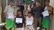 Two arrested with elephant tusks worth around Rs 6 lakh in Assam's Tamulpur Two arrested with elephant tusks worth around Rs 6 lakh in Assam's Tamulpur