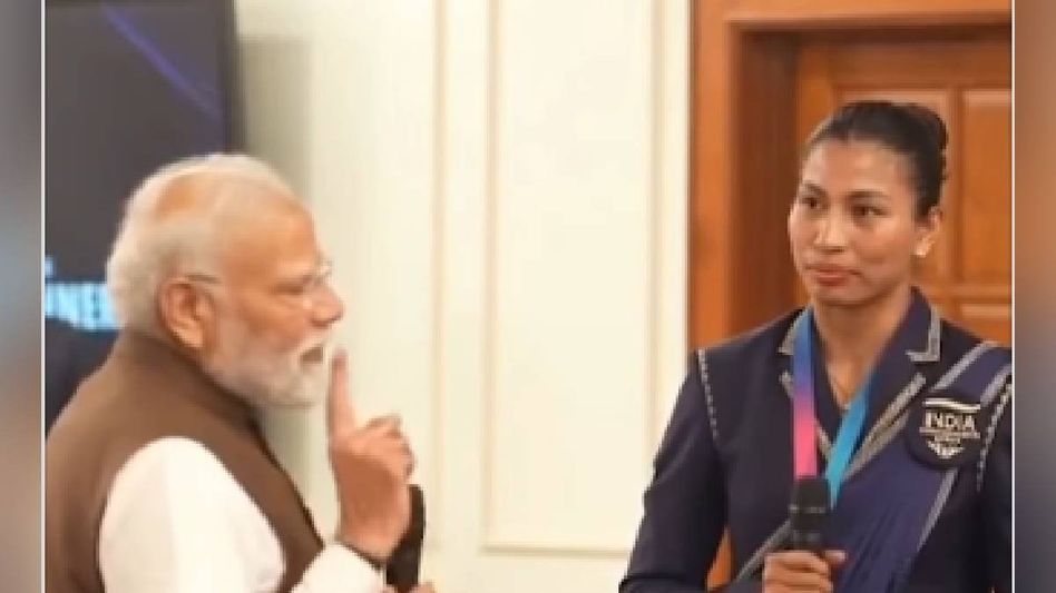 PM Modi praises Lovlina Borgohain for raising issue over incorrect India map in Glasgow PM Modi praises Lovlina Borgohain for raising issue over incorrect India map in Glasgow
