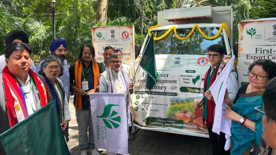 Tripura exports organic honey for the first time to UAE, minister says state made significant progress in organic farming Tripura exports organic honey for the first time to UAE, minister says state made significant progress in organic farming