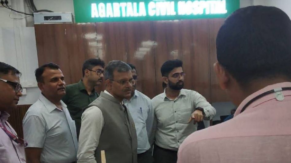 High-level Central government delegation inspects Agartala Civil Hospital, reviews healthcare services High-level Central government delegation inspects Agartala Civil Hospital, reviews healthcare services