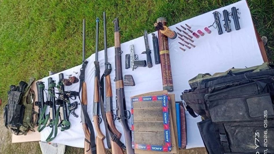 Security forces recover arms, ammunition and explosives in Manipur’s Kakching Security forces recover arms, ammunition and explosives in Manipur’s Kakching