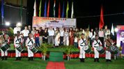 Assam Rifles Pipe Band enthrals 1,050 spectators at Imphal's Kangla West Gate ahead of 80th Independence Day Assam Rifles Pipe Band enthrals 1,050 spectators at Imphal's Kangla West Gate ahead of 80th Independence Day