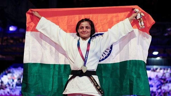 Gold medalist Asmita Dey