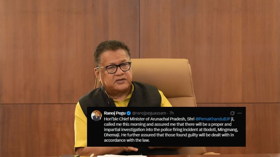 Arunachal CM promises ‘action in accordance with law’ over border firing: Assam minister Arunachal CM promises ‘action in accordance with law’ over border firing: Assam minister