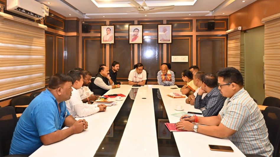 Assam Finance Minister holds talks with BJP MLAs, MCLAs on BTC affairs Assam Finance Minister holds talks with BJP MLAs, MCLAs on BTC affairs