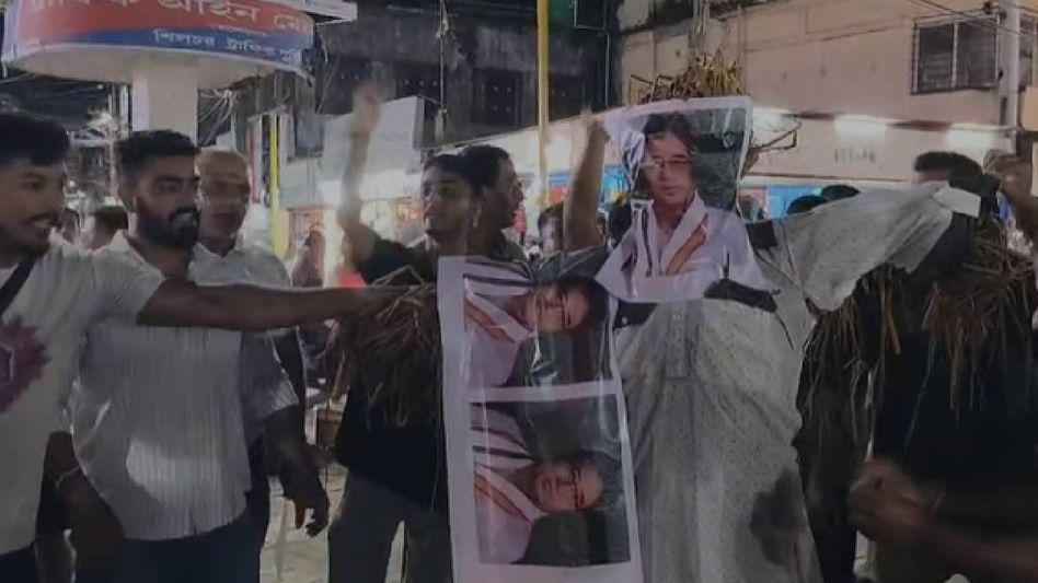 Assam: Protest breaks out in Silchar over alleged derogatory remarks against Netaji Subhas Chandra Bose Assam: Protest breaks out in Silchar over alleged derogatory remarks against Netaji Subhas Chandra Bose