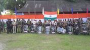 CISF, army, CRPF, Assam police conduct joint patrolling exercise in Digboi ahead of Independence Day CISF, army, CRPF, Assam police conduct joint patrolling exercise in Digboi ahead of Independence Day